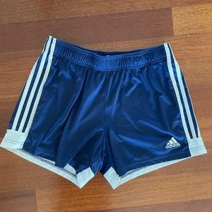 Blue and Gray Adidas women’s shorts